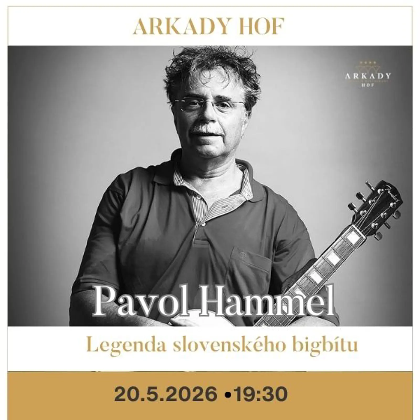 Pavol Hammel – koncert v Arkady Hof Stupava