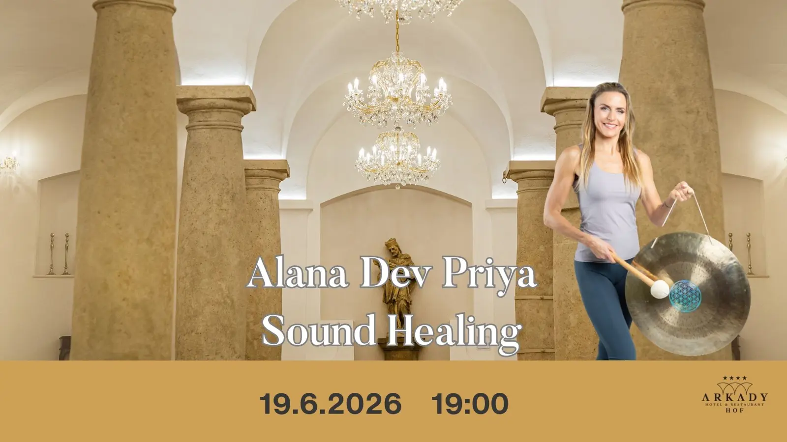 Večerný sound healing v Arkady Hof