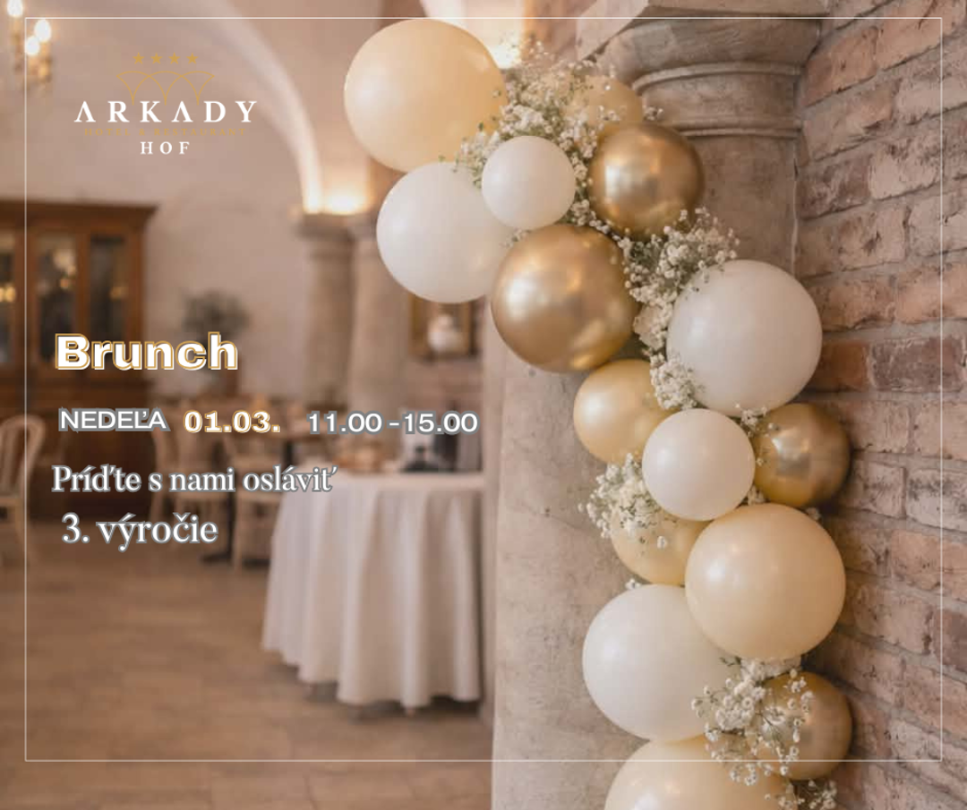Oslávte s nami 3. výročie hotela