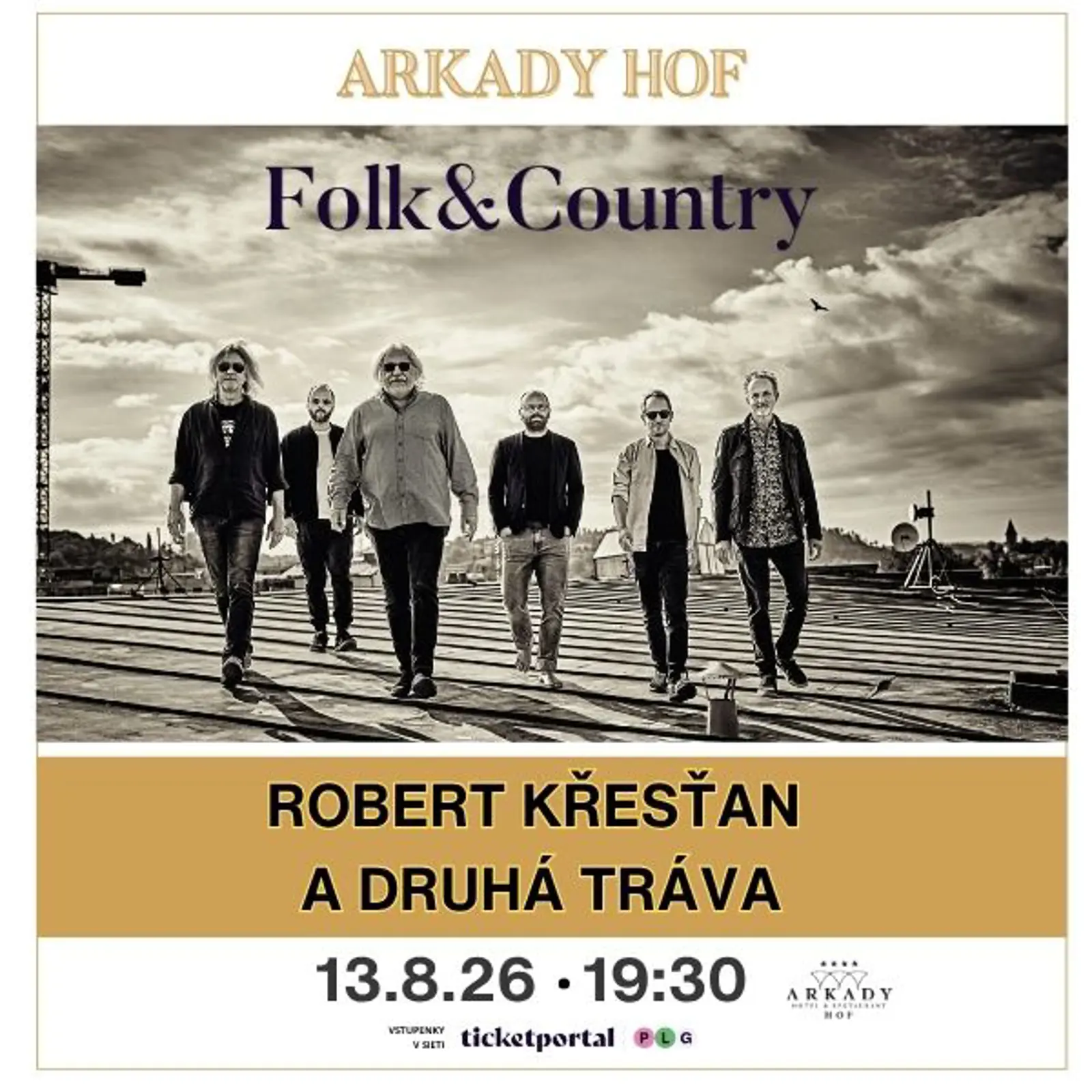 ROBERT KŘESŤAN A DRUHÁ TRÁVA – koncert v Arkady Hof Stupava